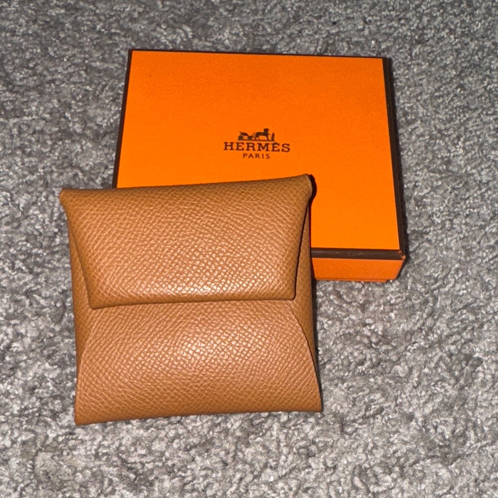 Brand new Hermes Tan Leather Wallet